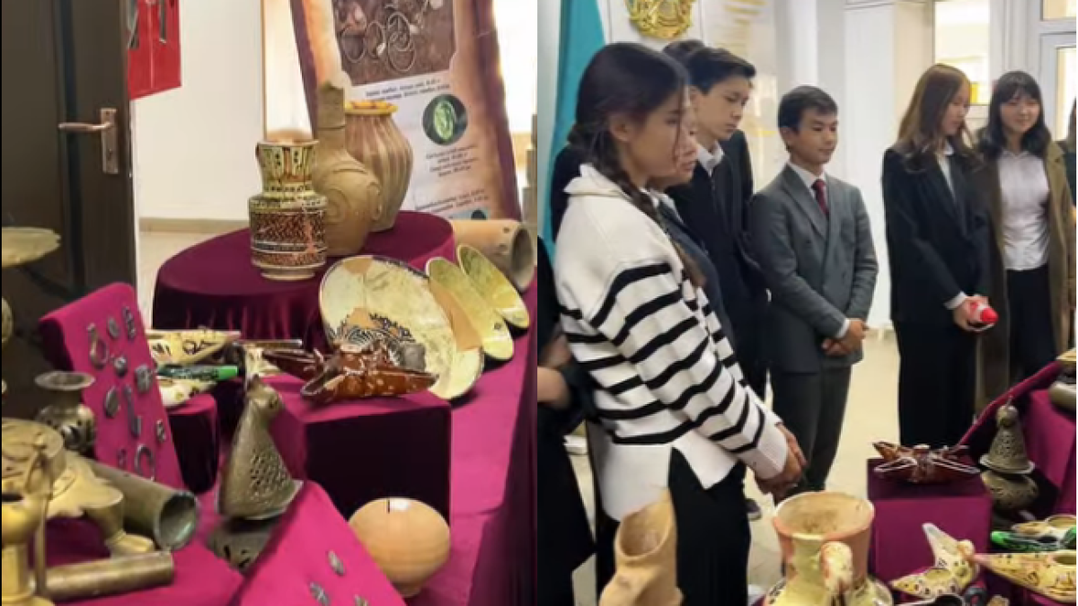 “Ежелгі Тараздағы қолөнер мен зергерлік бұйымдары” тақырыбында жылжымалы көрме 