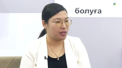 Мадина Ибадильдаева және тарихшы Жаннур Мусабаева Jambyl TV телеарнасына 