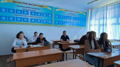 М. Х. Дулати атындағы Тараз өңірлік университетінің білімгерлеріне «Ұлы Жібек жолы бойындағы көне қалалар»  тақырыбында дәріс 