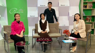 Марал Үшкемпірқызы мен Ақдидар Жәнібекқызы «JAMBYL TV» телеарнасының «RAUAN» атты таңғы бағдарламасына тікелей эфирде сұхбат берді 15.11.2024