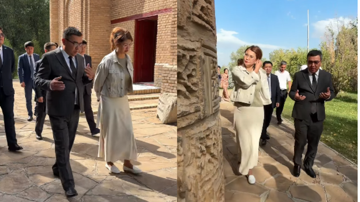 ҚР Мәдениет және ақпарат министрі Аида Ғалымқызы Балаева Қарахан баба және Айша бибі кесенелеріне келді