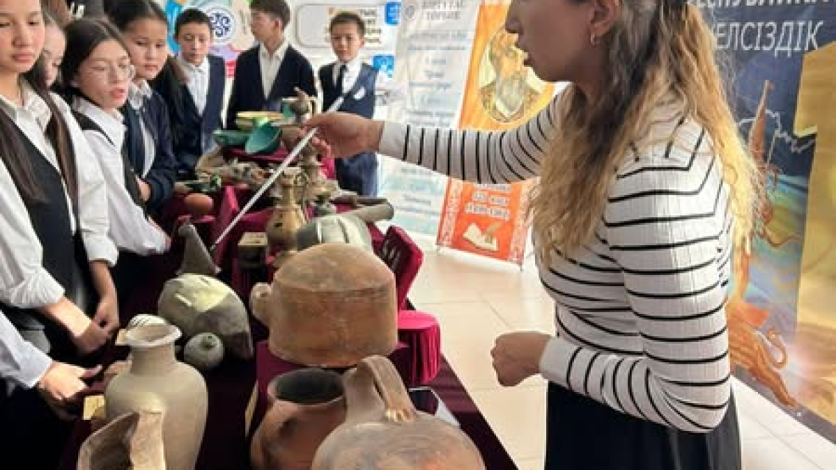 №3 мектеп лицейінің оқушыларына «Тарих – ғасырлар куәсі» тақырыбында жылжымалы көрме 03.12.2024