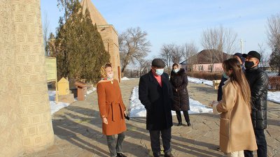 "Ясауи ізімен" ғылыми экспедиция мүшелері Жамбыл облысына арнайы іссапармен келді