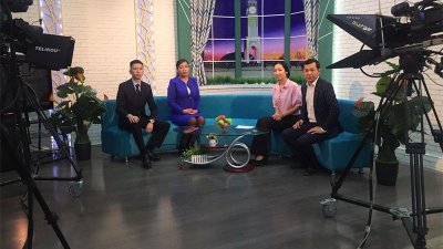 Музей қызметкерлері "JAMBYL TV" телеарнасына сұхбат берді