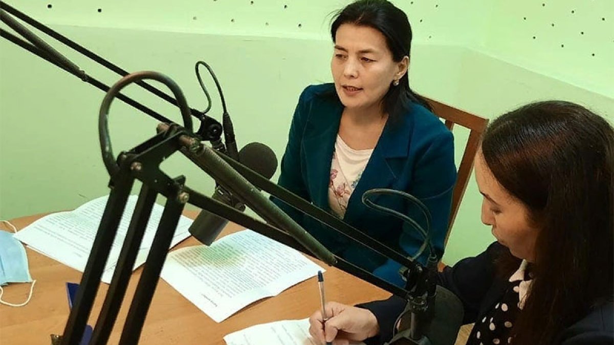 Өмірбекова Айгүл «Жамбыл» радиосына сұхбат берді