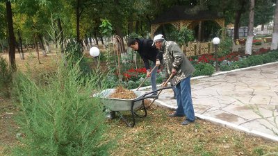 Кесенелердің аумағында тазалау жұмыстары жалғасуда