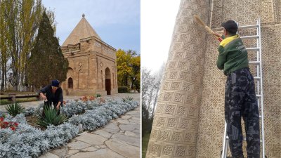 Кесенелердің аумағында тазалау жұмыстары жалғасуда