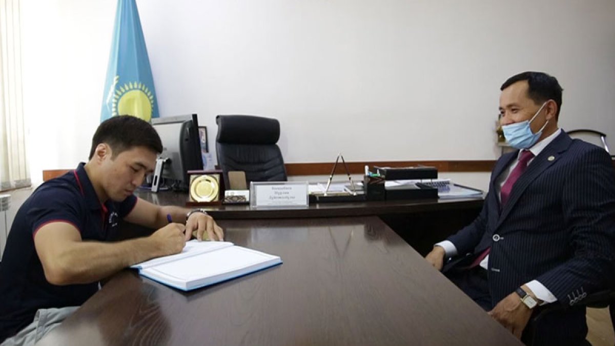 Токио Олимпиадасында қола медальді олжалаған дзюдошы Елдос Сметов (видео)