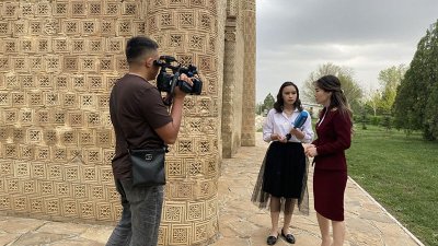 "Айша бибі" кесенесінде видео түсірілім өткізілді