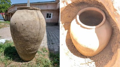 Құмыра сыйға тартты