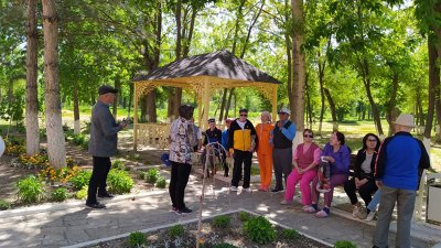 Қаратау қаласының Қарттар үйінен келген қала қонақтарына экскурсия жүргізді