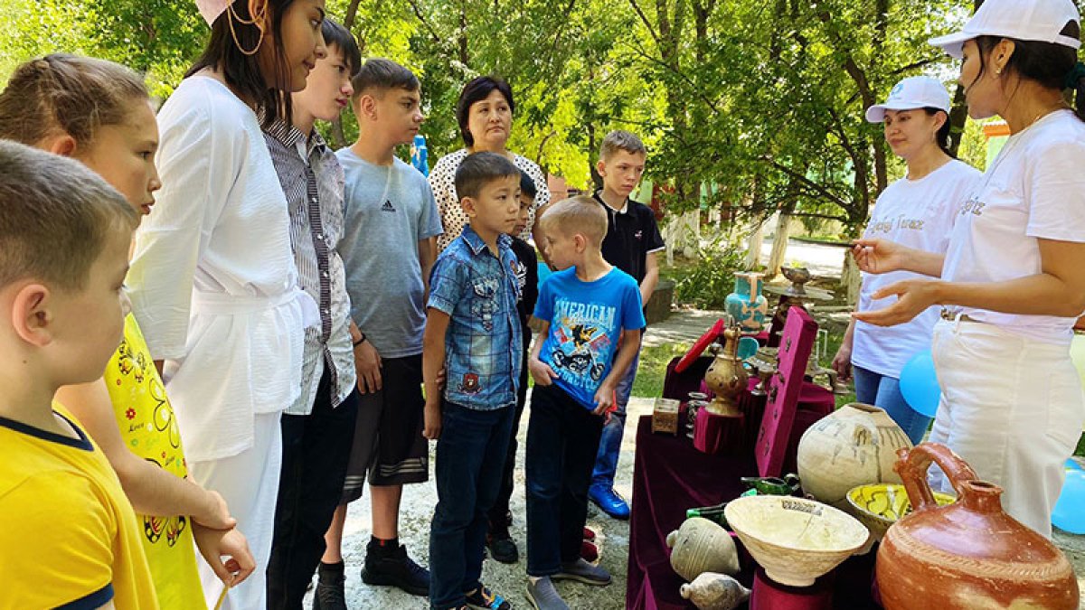 № 1 балалар үйінде жылжымалы көрме ұйымдастырылды