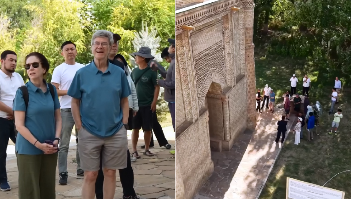 The participants of the international expedition got acquainted with the historical heritage of Taraz