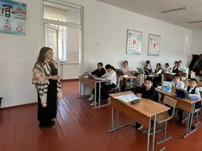 Лекция для учеников школы №10 «Баня Кали Жуниса, сохранившая облик древнего Тараза»